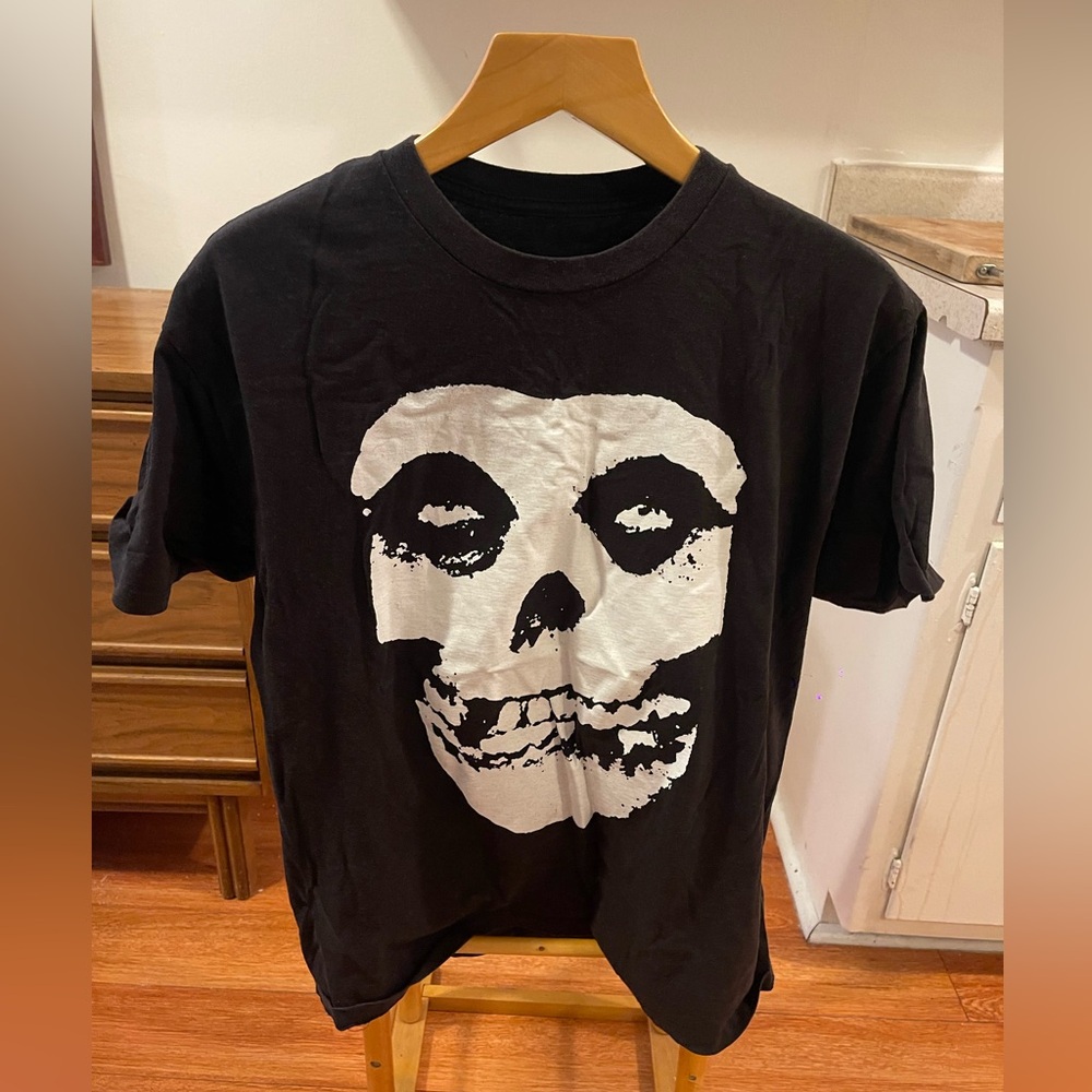 Misfits Skull Logo T-Shirt - Classic Black - Size Large